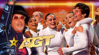 INCREDIBLE and UNIQUE Dance Audition Wins the GOLDEN BUZZER on Americas Got Talent 2024 [upl. by Roots]