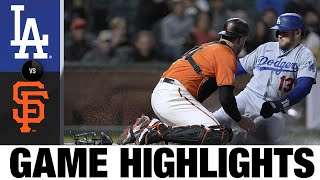 Dodgers vs Giants Game Highlights 91622  MLB Highlights [upl. by Lancelot]