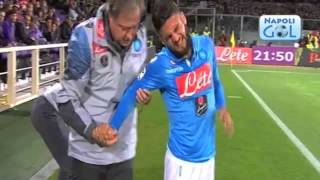 Infortunio Lorenzo Insigne FiorentinaNapoli 201415 [upl. by Ainegue69]