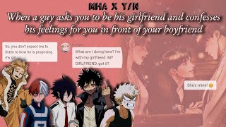 Some Other Guy Proposed You In Front Of Your Boyfriend 🫢 MHA [upl. by Auqinahc]