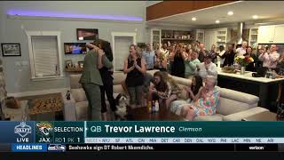 Jaguars Select Trevor Lawrence w 1 Overall Pick  2021 NFL Draft [upl. by Leissam997]