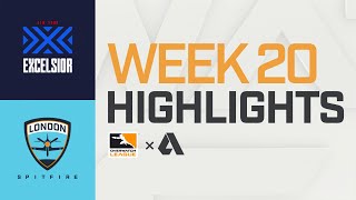 Akshon Highlights  New York Excelsior vs London Spitfire  Week 20  APAC Day 2 [upl. by Eynttirb]