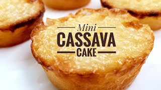 Mini Cassava Cake  PinoyCookingRecipes [upl. by Corey]