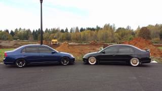 Slammed 01 Honda Civic [upl. by Irim]