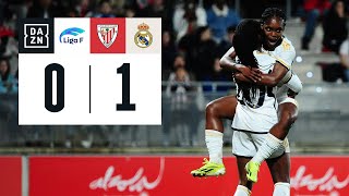 Athletic Club vs Real Madrid CF 01  Resumen y goles  Highlights Liga F [upl. by Sirc]