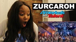 Americas Got Talent  Zurcaroh GOLDEN BUZZER  REACTION  ibukola [upl. by Yhtuv]