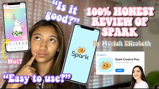 100 HONEST REVIEW OF MORIAH ELIZABETH’S APP SPARK [upl. by Peppel293]