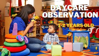 Daycare Toddler Observation Sample in Spanish 12 years old [upl. by Htilil]