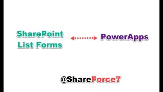 SharePoint List forms in PowerApps [upl. by Ahseinek494]