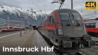 Österreichisch Züge Vlog 289  Innsbruck Hbf 22012024 [upl. by Hurley]