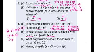 Revision Exercises Ch 6 Q7  8 [upl. by Afas]