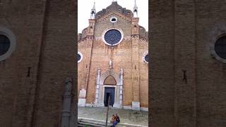 Venice Italy 🇮🇹 Basilica di Santa Maria Gloriosa dei Frari travel fyp vacation europe italy [upl. by Eelah]