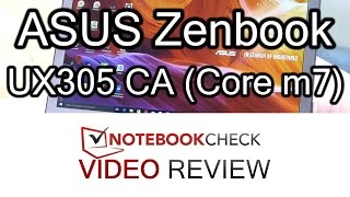 ASUS UX305 Core m7 2016 review and performance tests [upl. by Maghutte330]