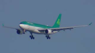 EI LAX Aer Lingus Airbus A330 202 Arriving SFO [upl. by Adnole748]