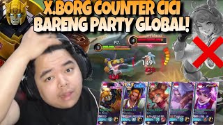 KITA BAKAR LAND OF DAWN PAKE XBORG WINRATE 90   BARENG PARTY GLOBAL  MLBB OLDPATCH [upl. by Euqinommod252]