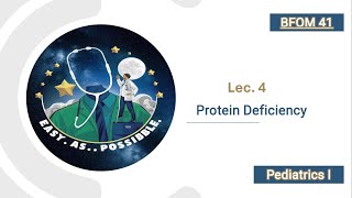 Lecture 4  Pediatric 1  Protein deficiency PEM Kwashiorkor Marasmus  Ped 1 41 [upl. by Hardden233]