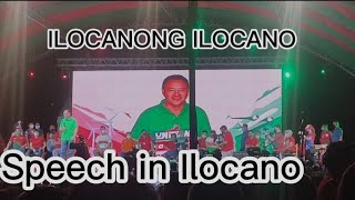 Ilocanong tunay Gibo Teodoro BBM SARA ILOCOS NORTE proclamation rally [upl. by Kloster278]