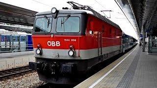 ÖBB 1144 206  EC 151 EMONA Wien  Ljubljana  Wien Meidling [upl. by Nelon]