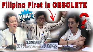 FILIPINO FIRST is OBSOLETE  Dr Clarita Carlos [upl. by Nakashima139]