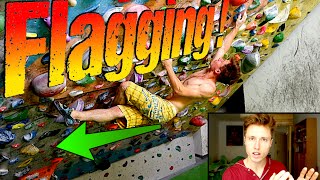 Rock Climbing Technique for Beginners Flagging [upl. by Colburn]