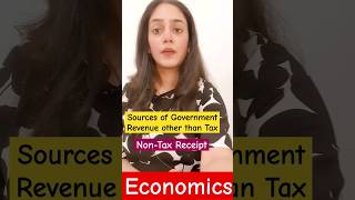 Sources of Government Revenue other than Tax  Non Tax Receipt economics shortsviral short [upl. by Ayaet394]