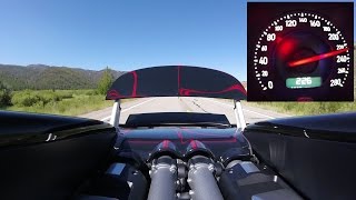 230mph in the Bugatti Veyron Vitesse quotHellbugquot  InCar Footage [upl. by Eiznek]