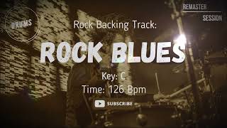 Drumless Rock Blues Backing Track Jam [upl. by Allene669]