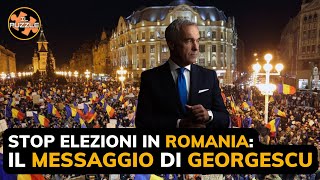 Stop elezioni in Romania il messaggio di Georgescu [upl. by Ennaxxor]