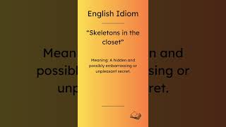 English Idiom with example 🗝️ Language Mastery in Minutes 🔍 shorts shortvideo english [upl. by Goldsmith]