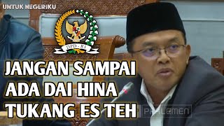 Kasus quotGOBLOKquot yang viral antara Gus Miftah dan tukang es teh disinggung DPR RI di depan menag [upl. by Ennaej941]