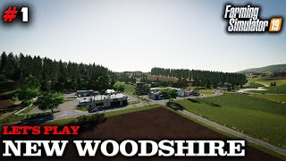 FS19 New Woodshire Lets Play 1 Buying Our New Land [upl. by Notlil707]