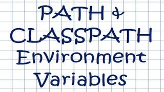 PATH and CLASSPATH Environment Variables  JAVA Tutorial [upl. by Izmar]