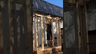 Making a shed roof trusses [upl. by Modnar]