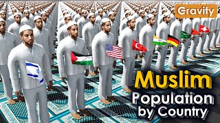 Muslim Population by Country 2024 [upl. by Ostap455]