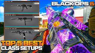 TOP 5 BEST CLASS SETUPS in Black Ops 6 👑 BO6 Meta Class Setups [upl. by Sadnak]