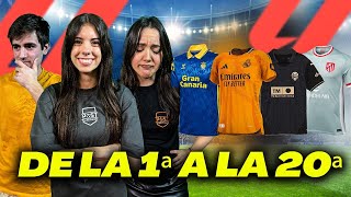 HACEMOS EL RANKING DE LAS SEGUNDAS EQUIPACIONES DE LALIGA 2425 [upl. by Hannon]