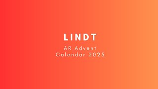 Lindt AR Advent Calendar 2023 4K 🍫🧸 [upl. by Ikir]