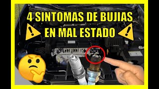 ⚠️ 4 Sintomas De BUJÍAS En Mal ESTADO 😰ASÍ Va A FALLAR Tu CARRO🛑 [upl. by Nellda]