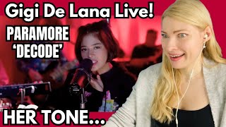 Vocal CoachMusician Reacts Gigi De Lana Decode Paramore  GG Vibes Cover  In Depth Analysis [upl. by Airitac895]