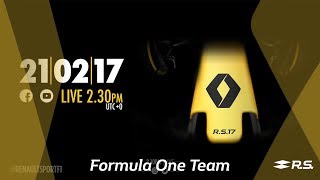 LIVE  Renault Sport Formula One Team RS 17 launch [upl. by Ettennig]