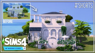 EA Build RENOVATION Piccola Luce BEFORE amp AFTER  Tartosa  shorts  Sims4 No CC [upl. by Lefkowitz646]