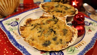 Mes COQUILLES SAINTJACQUES A LA BRETONNE  Pour les fêtes   Mère Mitraille  Gourmandises TV [upl. by Ivory920]