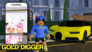 EXPOSING GOLD DIGGERS IN ROBLOX SNAPCHAT [upl. by Atila]