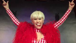 Miley Cyrus at Madame Tussauds London [upl. by Dranik]