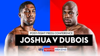 POSTFIGHT PRESS CONFERENCE 👊  Anthony Joshua v Daniel Dubois [upl. by Olifoet122]