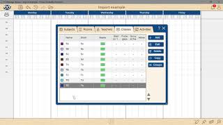 How to import data  Prime Timetable [upl. by Manwell]