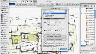 TUTORIAL ARCHICAD  VR panorama [upl. by Ammej11]