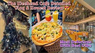 The Weekend Wine amp More Cafe Garden Galleria Noida Sector 38 Vlog  Most Instagrammable Cafe Vlog [upl. by Acysej]