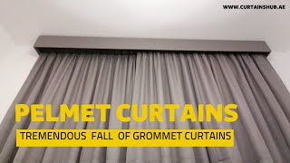 Pelmet Designed Curtains  Eyelet curtains  Meydan Heights [upl. by Browne]