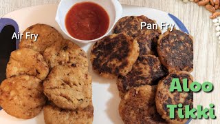 This is Air Fryer Aloo Tikki Recipe  Air Fryer Recipes  Yummy Aloo Tikki [upl. by Idolah385]